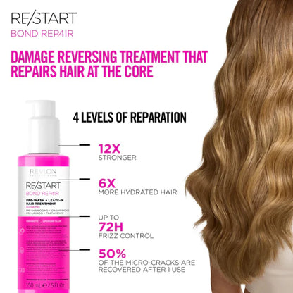 Revlon RE/START Bond Repair Pre-wash + Leave-in Hair Treatment 150ml