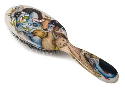 Rock & Ruddle - AUSSIE ANIMALS hairbrush (Large)