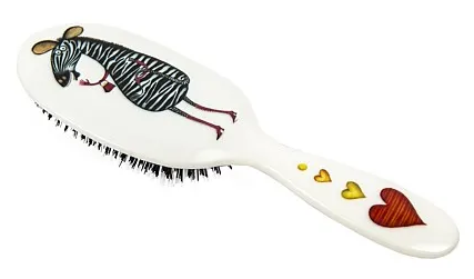 Rock & Ruddle - ZEBRA hairbrush (Large)
