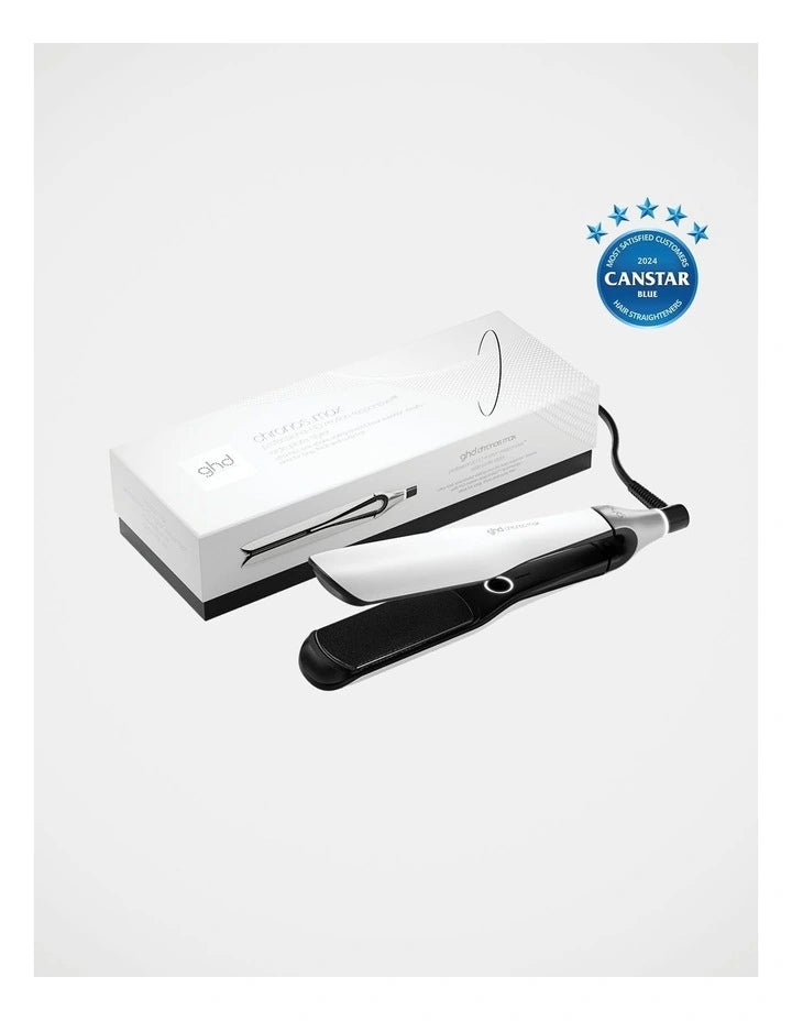 NEW ghd Chronos Max Best Wide Plate Hair Straightener (43mm plate) WHITE