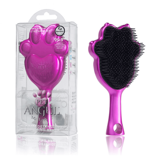 Tangle Angel - Pet Angel Mini Brush - Fab Fuschia