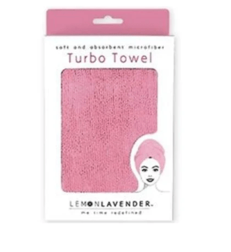 Lemon Lavender- Microfiber Turbo Towel - Think Pink