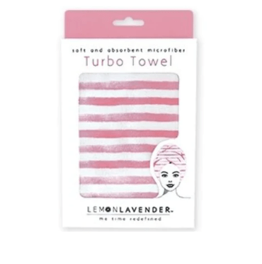 Lemon Lavender- Microfiber Turbo Towel - Painterly