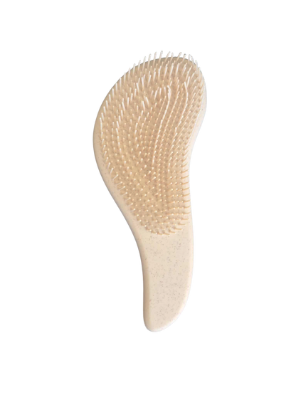 Wheat Straw Hair Massage Brush - Natural color