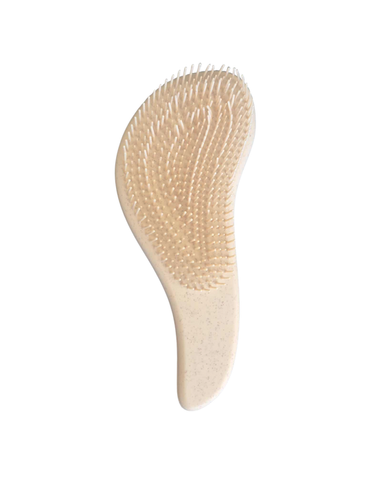 Wheat Straw Hair Massage Brush - Natural color