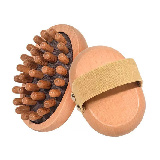 beech wood wooden hand-held massager