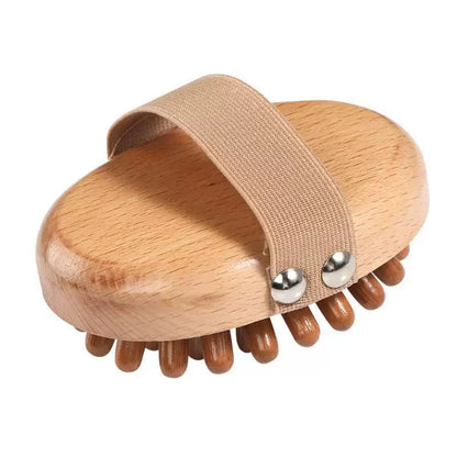 beech wood wooden hand-held massager