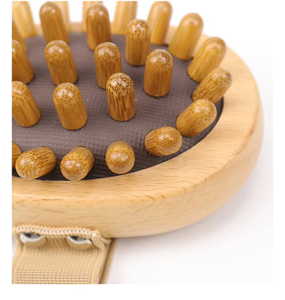 beech wood wooden hand-held massager