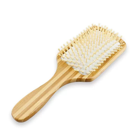 Wooden paddle brush