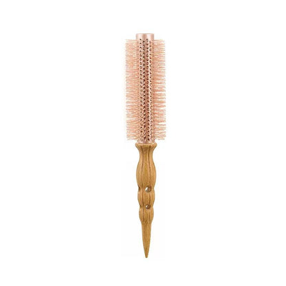 Rose Gold Round Wood Hair Brush 16mm