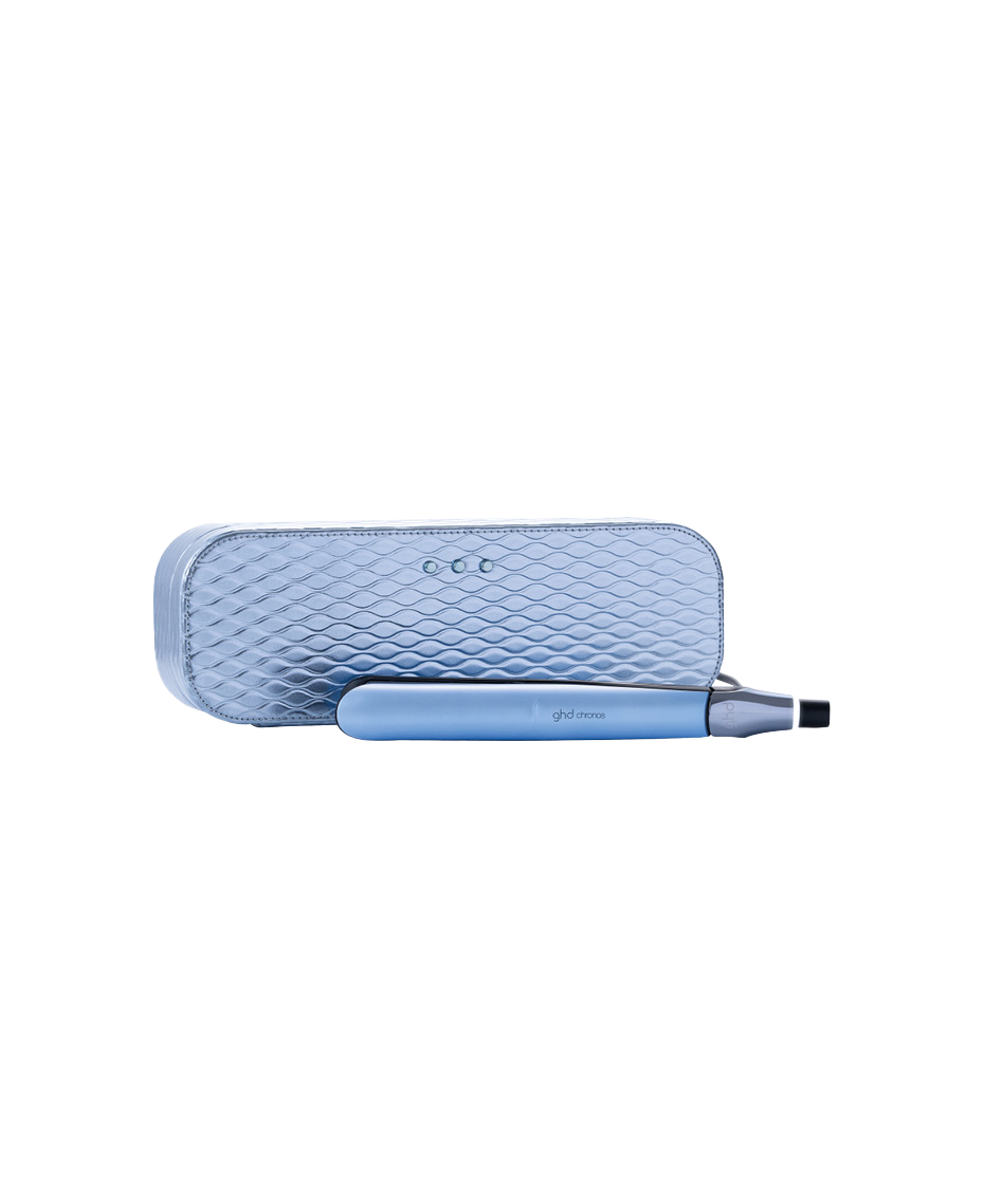 ghd chronos hair straightener in icy blue - limited edition