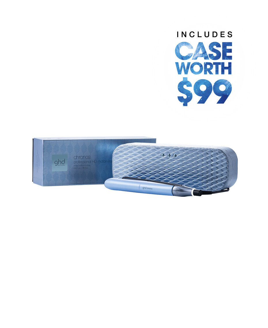 ghd chronos hair straightener in icy blue - limited edition