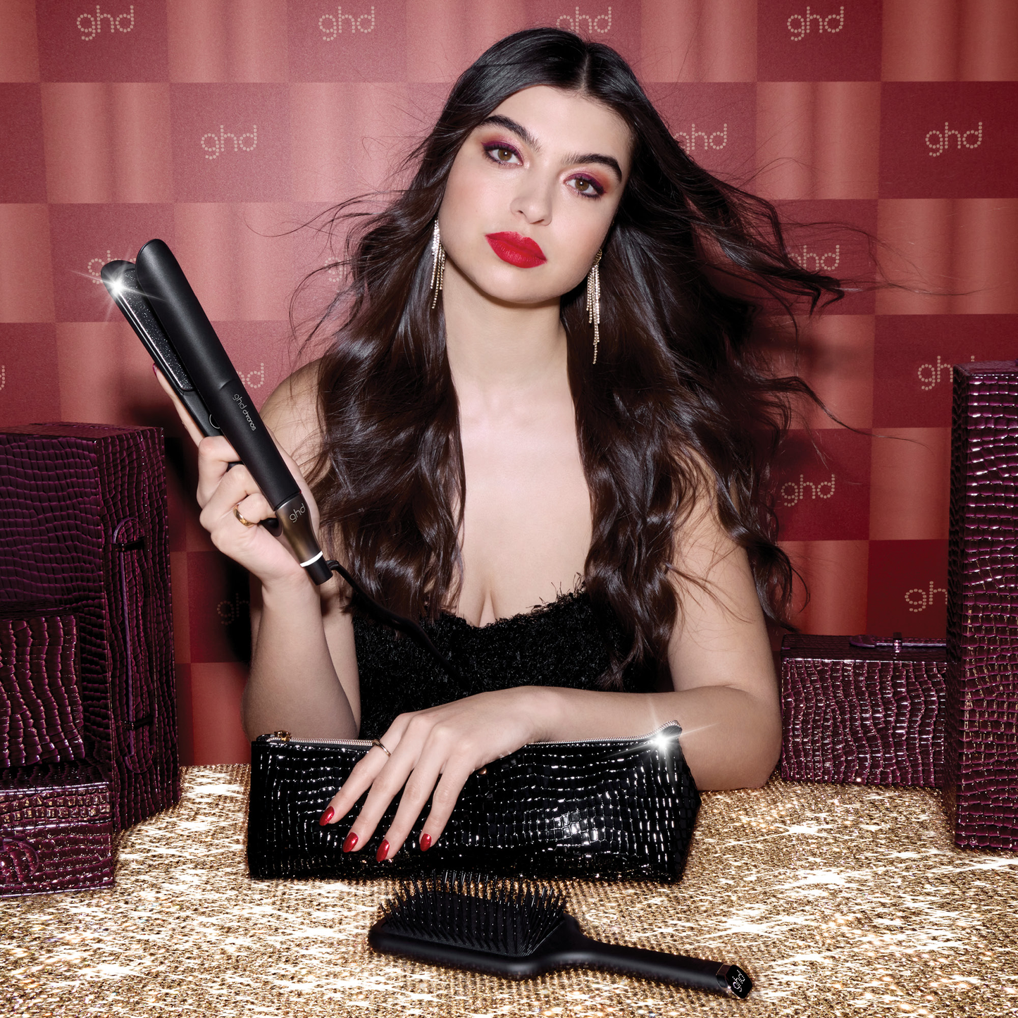 ghd chronos hair straightener gift set