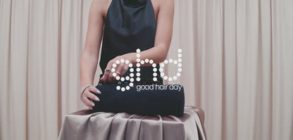 GHD CHRONOS HAIR STRAIGHTENER FESTIVE GIFT SET IN BLACK