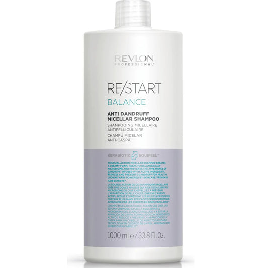 Revlon Restart- Balance Anti-Dandruff Micellar Shampoo-1000ml