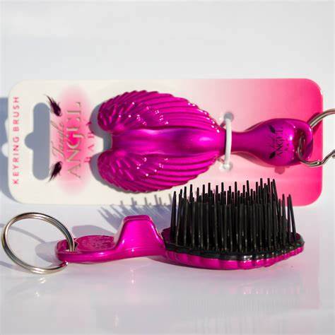 Tangle Angel - Baby Angel Keychain - Fab Fuschia