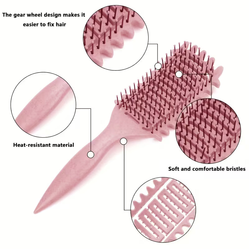 Curly Hollow Hair Comb