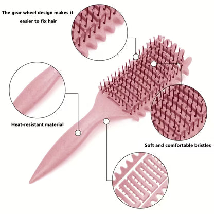 Curly Hollow Hair Comb