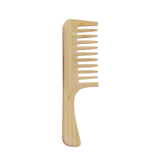 Wooden comb - bamboo wide